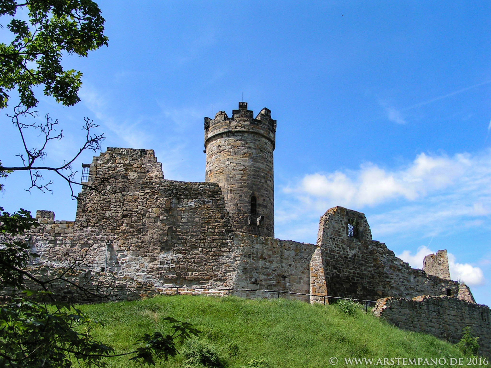 Mühlburg von Westen