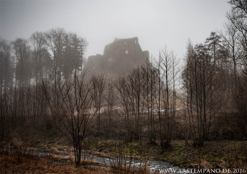 Lauenstein, Ruine der Kernburg