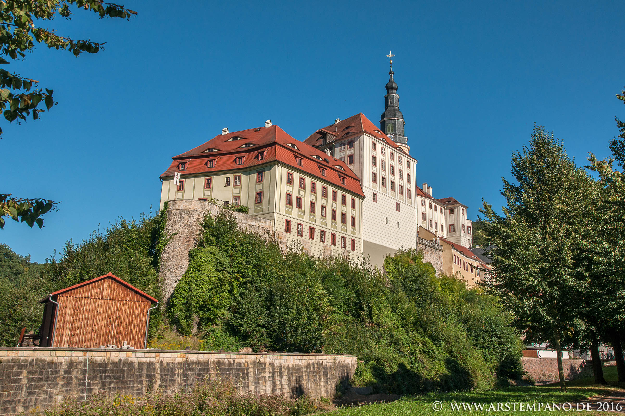 Schloss Weesenstein mit Söller