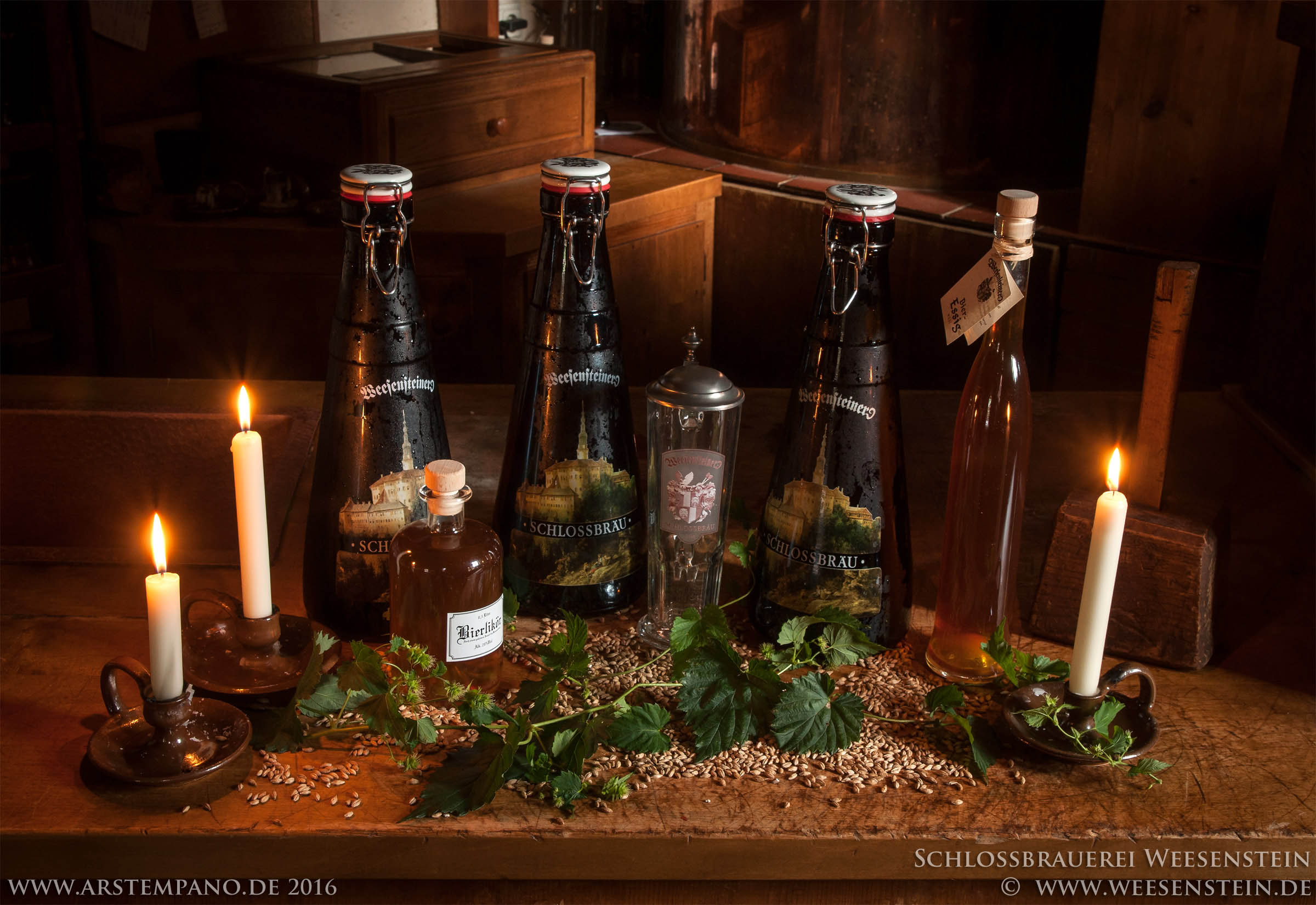 Bier von der Schlossbrauerei Weesenstein