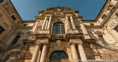 Palais im Großen Garten dresden, Mittelrisalit Ostseite