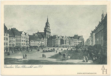 Kreuzkirche am Altmarkt um 1750