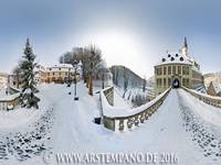 Weesenstein / Schlossbrücke im Winter - 2010