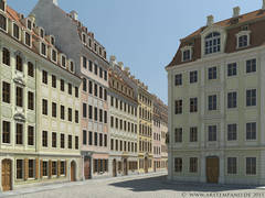 Landhausstraße Dresden um 1800