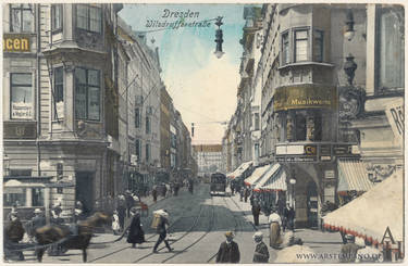 Wilsdruffer Straße in Dresden