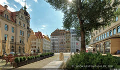 Piazzetta vor dem Residenzschloss Dresden