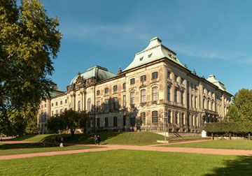 Dresden, Panorama am Japanischen Palais